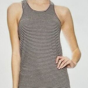 Frank & Eileen  Tee Lab Striped Layering Tunic Tank Sz S